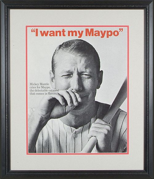1969 Mickey Mantle Maypo